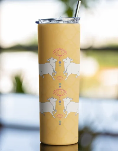 Skinny Tumbler | Pichwai Cows